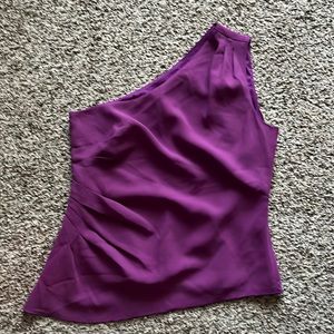 White House black market | size 6 | one shoulder top | good condition